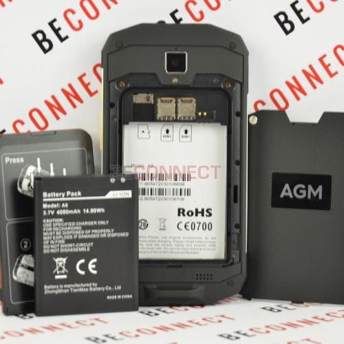 AGM A8 2/16GB Black 