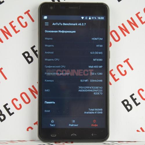 Homtom HT30 Gentle Black