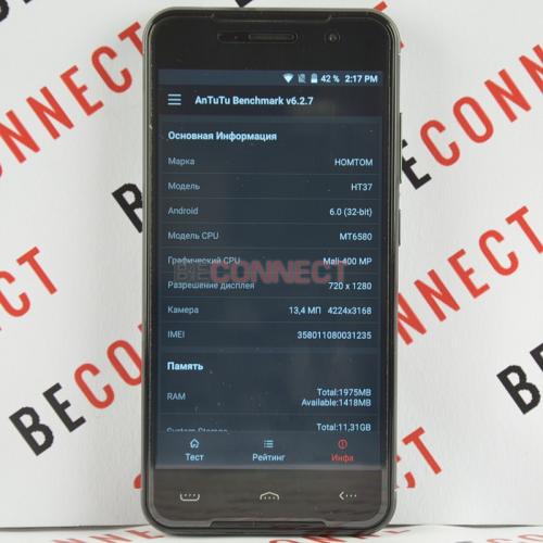 Homtom HT37 Iron Grey