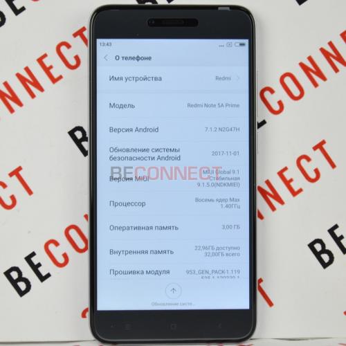 Xiaomi Redmi Note 5A Prime 3/32GB Dark Grey