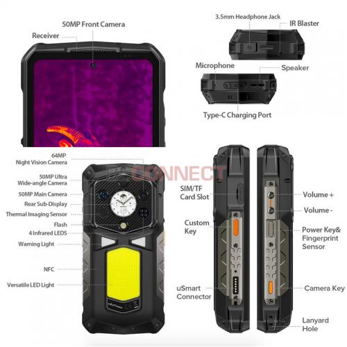Ulefone Armor 29 Pro Thermal 16/512GB Black