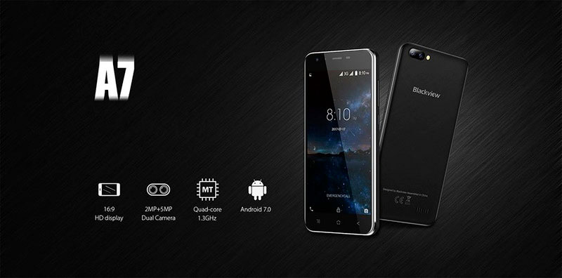 Компактный бюджетник Blackview A7 White