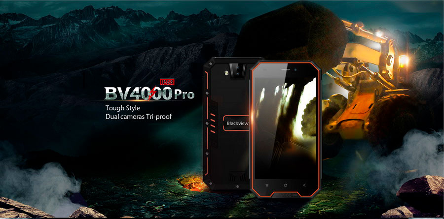 Blackview BV4000 Pro – это защищенный 3G смартфон для активных мужчин