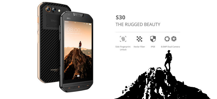От старшего брата Doogee S30 позаимствовал батарейку - она просто шикарная, 5580 мАч.