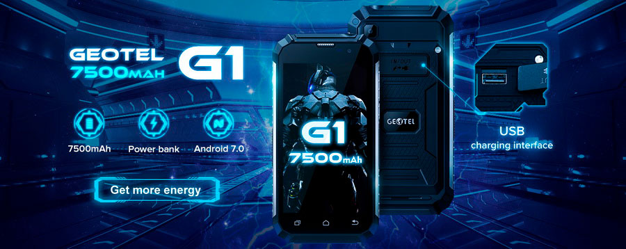 Защищенный смартфон Geotel G1 Terminator поступил в продажу