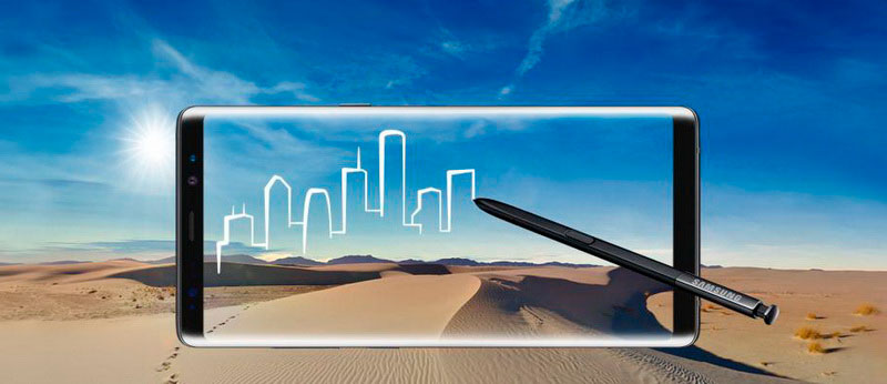 Китайский Samsung Galaxy Note 8 Orchid Gray полностью повторяет оригинал 1 в 1