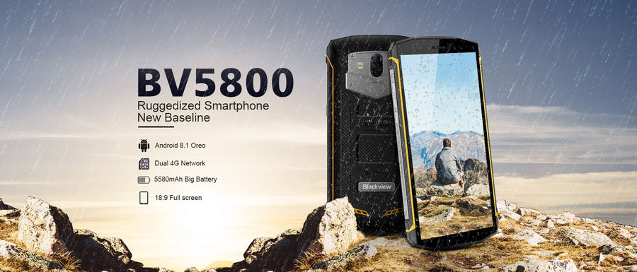 Blackview BV5800 Black новинка в 2018 году покорила рынок противоударных смартфонов