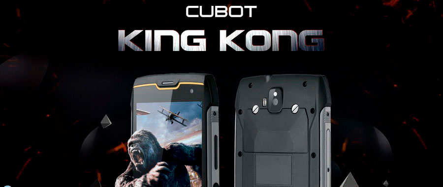 Компания CUBOT представила защищенный смартфон с большим аккумулятором и брутальным названием King Kong