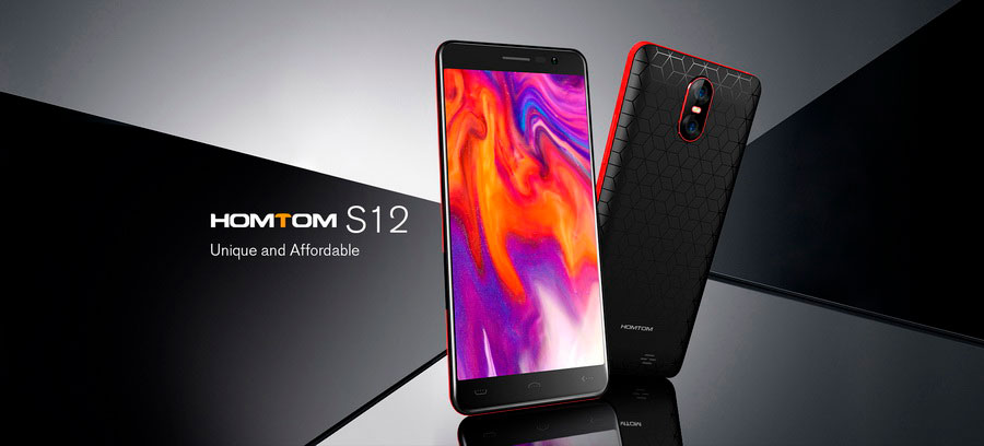 Homtom S12 Blue пополнил ряды бюджетных смартфонов с соотношением сторон 18:9