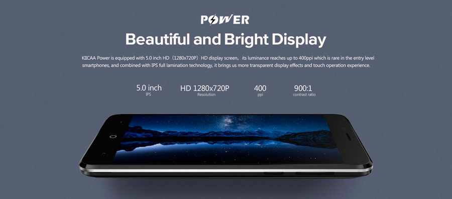 Leagoo Kiicaa Power 5.0 Inch 4000mAh 2GB RAM 16GB ROM