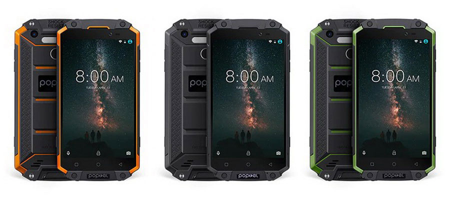 Poptel P9000 Max - защищённый смартфон с батареей на 9000 мАч