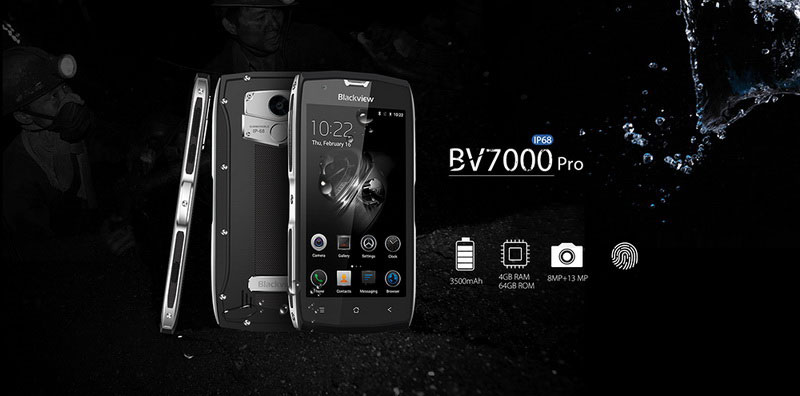 Blackview BV7000 Pro Stardust Grey новая модель защищенного смартфона