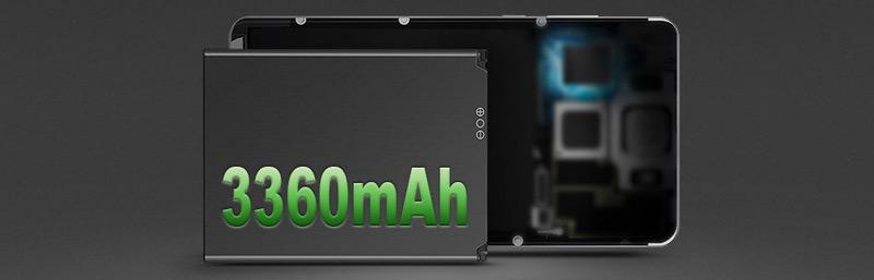 Doogee Shoot 2 Black в смартфон установили аккумулятор на 3360 Мач