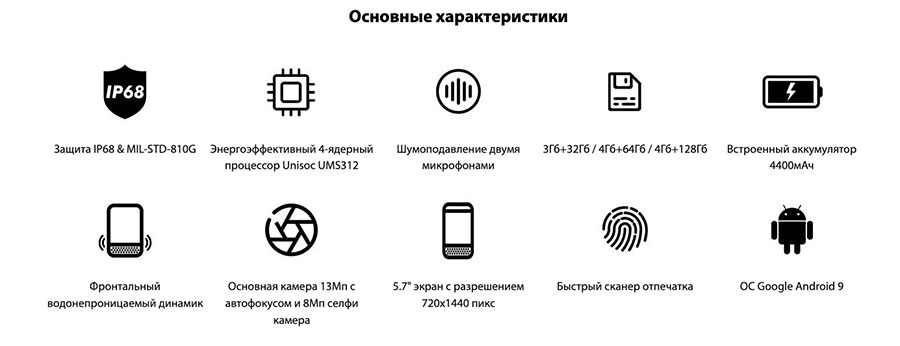  AGM A10 4/128Gb Black сверхзащищенный монстр от АГМ