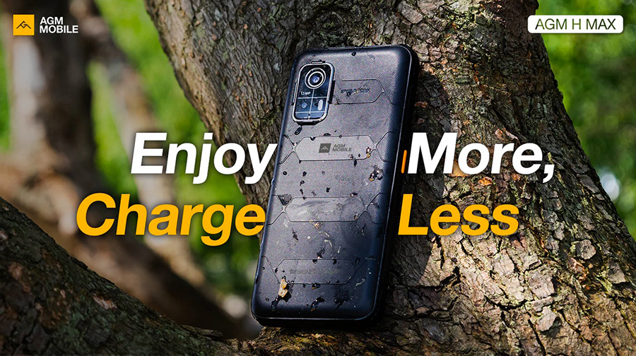 AGM H Max | Rugged | 10000 mAh Battery | Light and Thin | 90Hz Display | 4G Dual SIM | Android 14