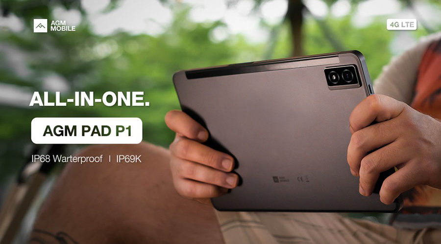 AGM Pad P1 with Keyboard | Защищенный планшет 4G LTE | Мощный чипсет | Водонепроницаемый | Легкий | Большой дисплей 1200*2000 FHD | Большая батарея | Андроид 13