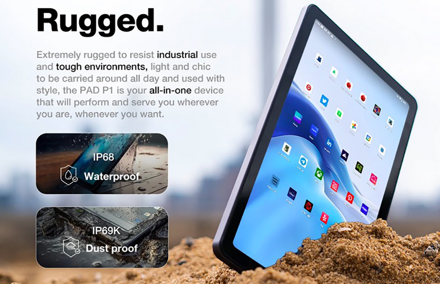 AGM Pad P1 with Keyboard на процессоре MediaTek Helio G99, 8/256 Гб, двойным слотом для 4G/карты-памяти, дисплеем в 10,36