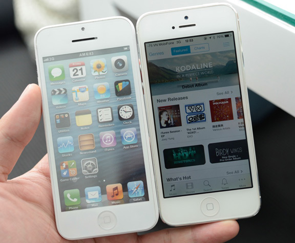 Сравнение копии iPhone 5 S с оригиналом