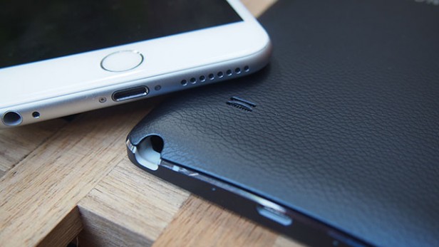 Срвавнение разъемов копии iPhone 6 Plus и китайского Samsung Galaxy Note 4