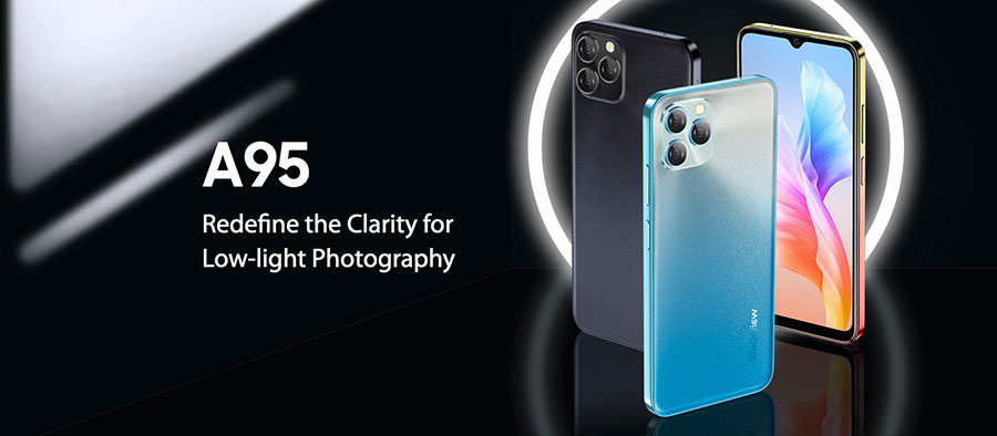 Blackview A95 8/128GB Blue новый смартфон, который очень сильно похож на iPhone 13 Pro, но при этом стоит в разы меньше