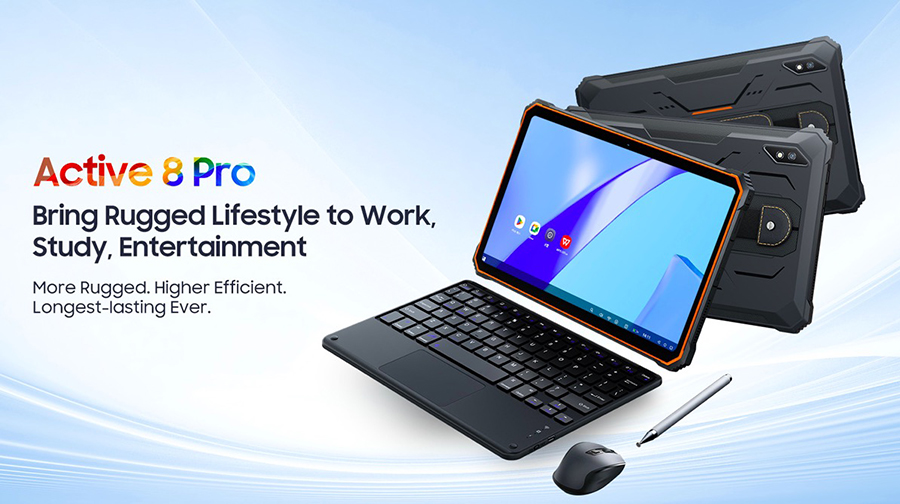 Active 8 Pro разработан для удобства, а его ультратонкий корпус толщиной 16,8 мм позволяет легко носить его с собой.