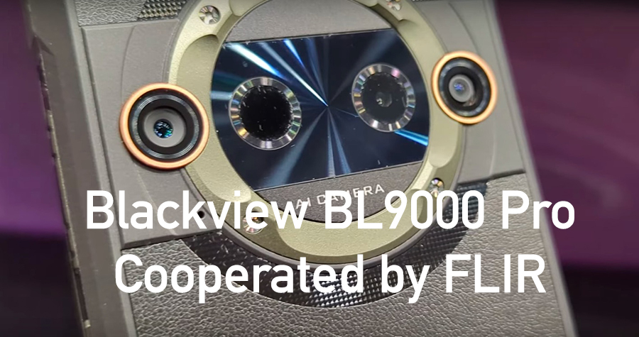Blackview BL9000 Pro Gold Cooperated by FLIR & Blackview