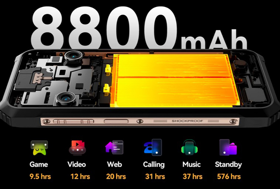 Blackview BL9000 Pro Gold FLIRe Lepton 3.5,160x120 Thermal Resolution, MyFLIR® Pro Support