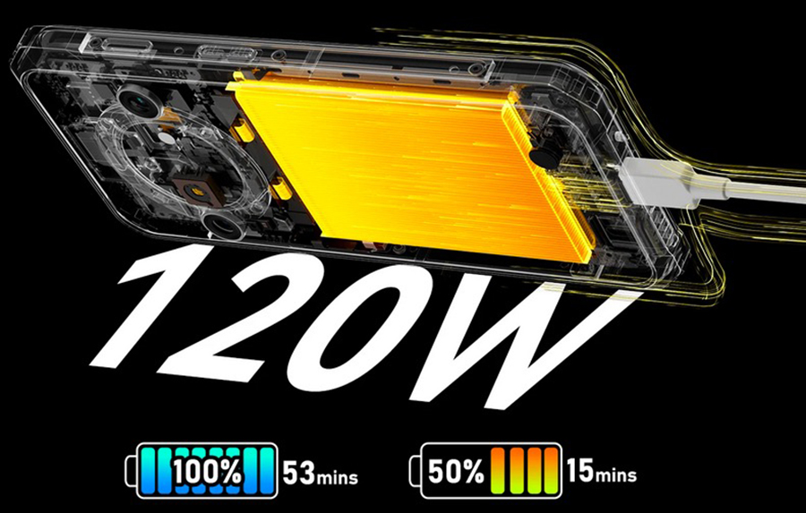 Blackview BL9000 Pro Gold 8800mAh, 120W Super-fast Charge