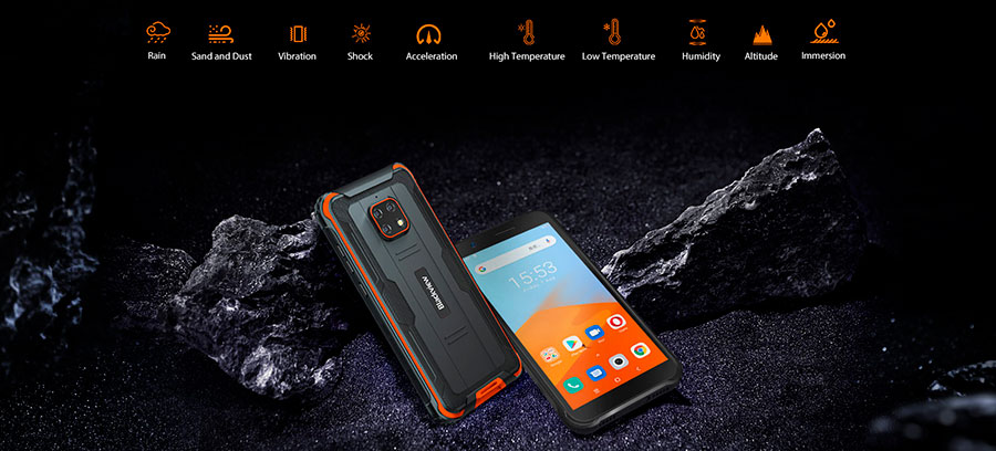 Blackview BV4900 3/32GB Orange смартфон для походов, строителей, механиков с защитой от всего!