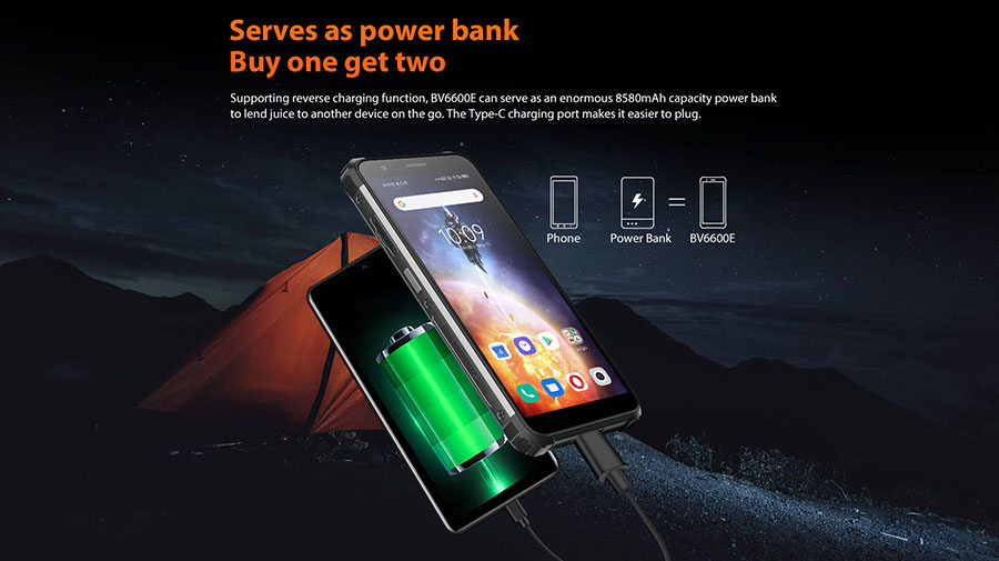 Blackview BV6600E 4/32Gb Green доступная по цене новинка противоударного смартфона с большим аккумулятором