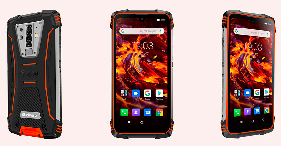 Blackview BV6900 Orange аккумулятор ёмкостью 5580 мАч, который около 3 дней обеспечит работу устройства