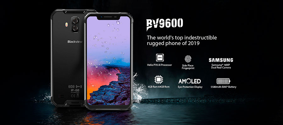 Blackview BV9600 Black 4Gb + 64Gb новинка 2019 года