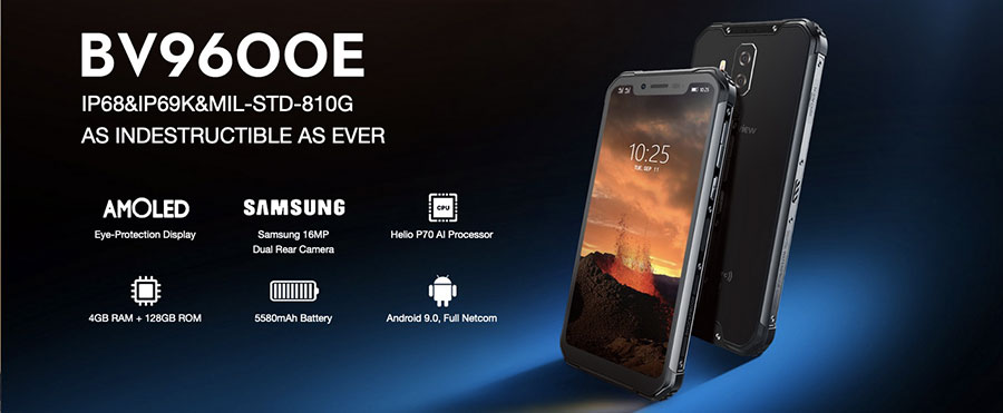 Blackview BV9600E Silver защищённый смартфон, который в 2020 имеет 4/128гб