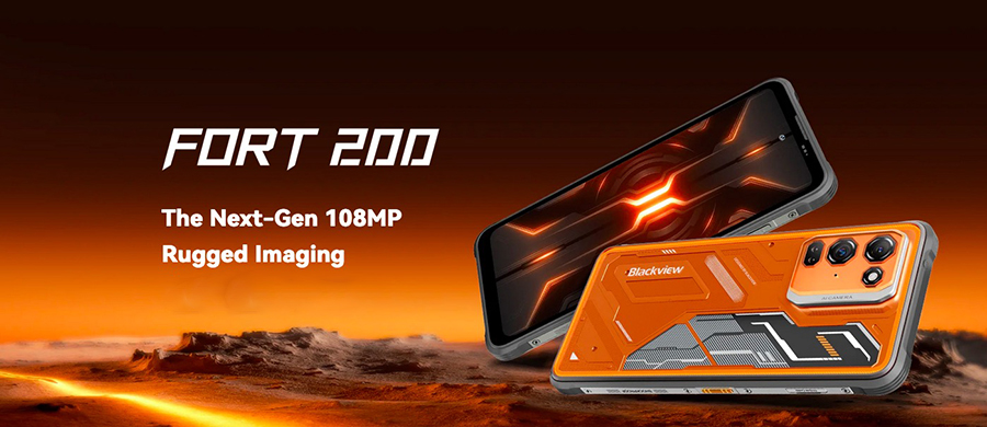 Blackview Fort 200 8/256GB Black защищённый смартфон с мощной батареей