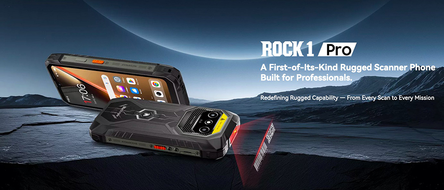 Защищенный смартфон Blackview Rock 1 Pro со встроенным лазерным сканером штрихкодов