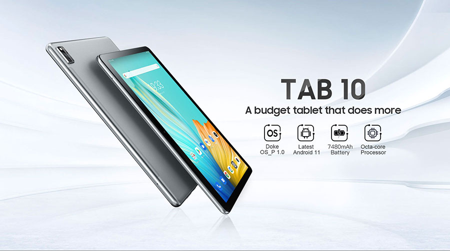 Blackview Tab 10 4/64Gb LTE Gray + Keyboard особенностью модели станет оболочка на базе Android 11