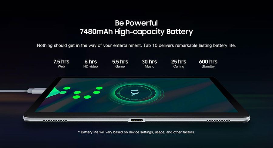 Blackview Tab 10 4/64Gb LTE Gray + Keyboard с функцией быстрой зарядки