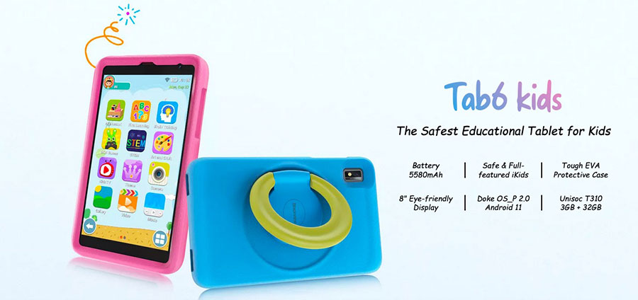 Blackview Tab 6 Kids Blue новый планшет для детей от 3-х лет