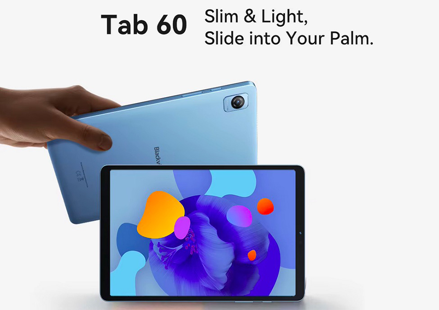 Blackview Tab 60 Android 13 Tablet 6GB 128GB 8.68inch T606 Octa Core 6050mAh Battery 2.4G/5G WiFi 8MP Rear Camera 4G tablets PC