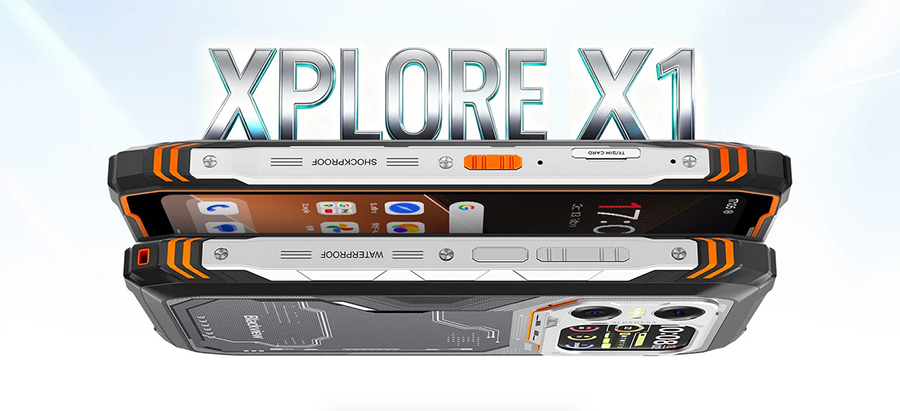 Blackview Xplore X1 16/512GB Black защищённый смартфон с мощной батареей