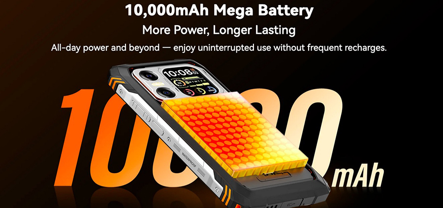 Защищённый телефон Blackview Xplore X1 16/512GB Black IP68/IP69K