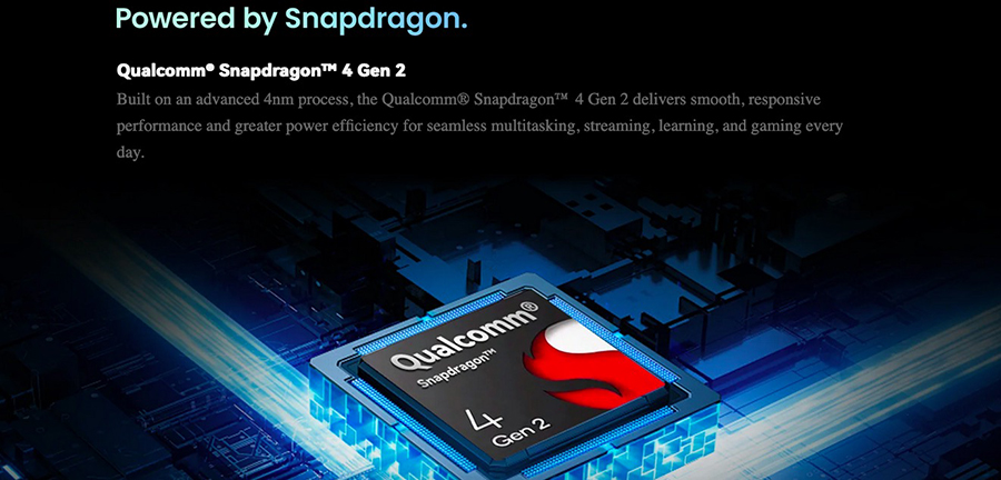 Процессор Qualcomm Snapdragon 4 Gen 2 для планшета Blackview Zeno 6 Pro
