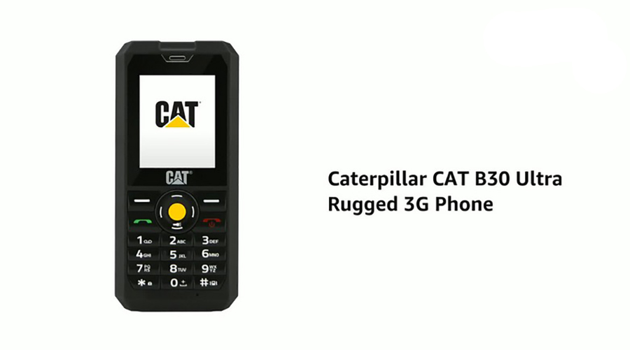Caterpillar CAT B30 Ultra Rugged 3G Phone Dual SIM