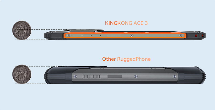 Cubot KingKong ACE 3 8/256GB Orange 5100mAh non-removable battery