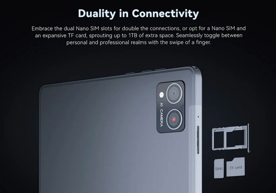 Cubot Tab 40 8/128Gb grey 4G