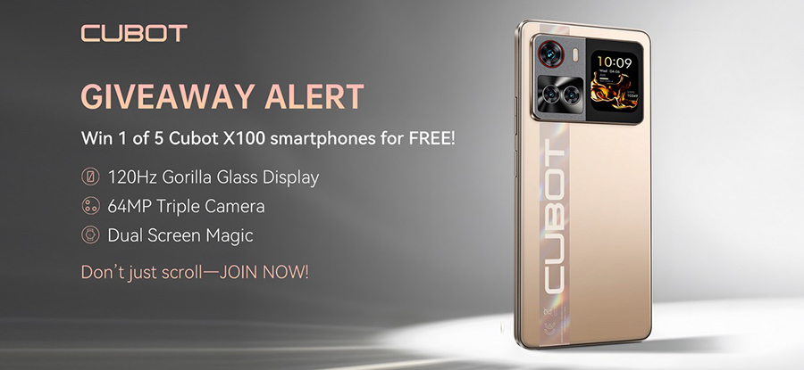 Современный стиль и технологии в одном корпусе CUBOT X100 8/256GB Black