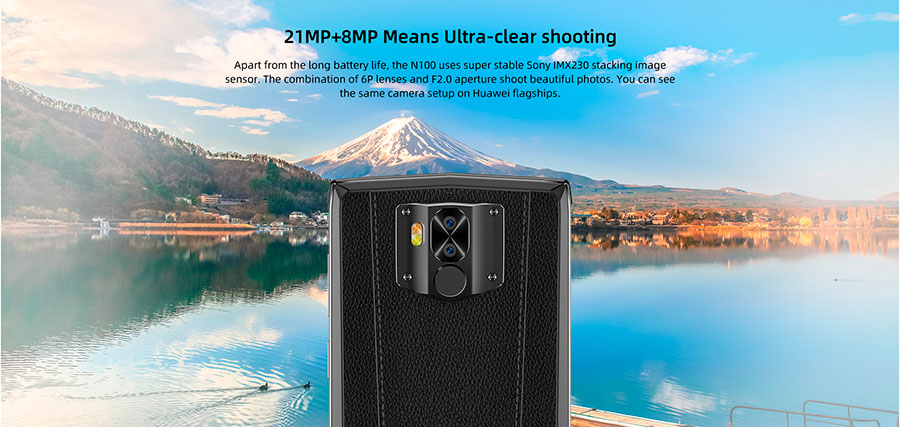 Doogee N100 4/64GB с батареей Li-Po 10000 mAh
