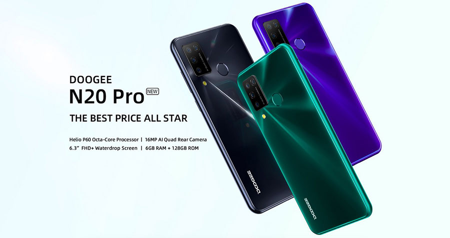 Doogee N20 Pro 6/128GB Green - внешне смартфон выглядит неплохо, подойдет представителям и мужского, и женского пола, подросткам, т.к. имеет удобные габариты и тонкий корпус.