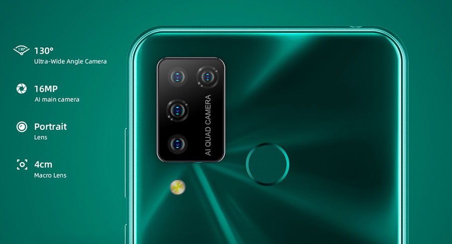 Doogee N20 Pro 6/128GB Green этот смартфон оснащен двухдиапазонным модулем wifi