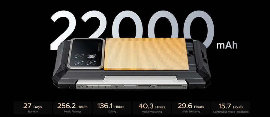 Doogee S200 Max Gray - захищений смартфон із потужною батареєю